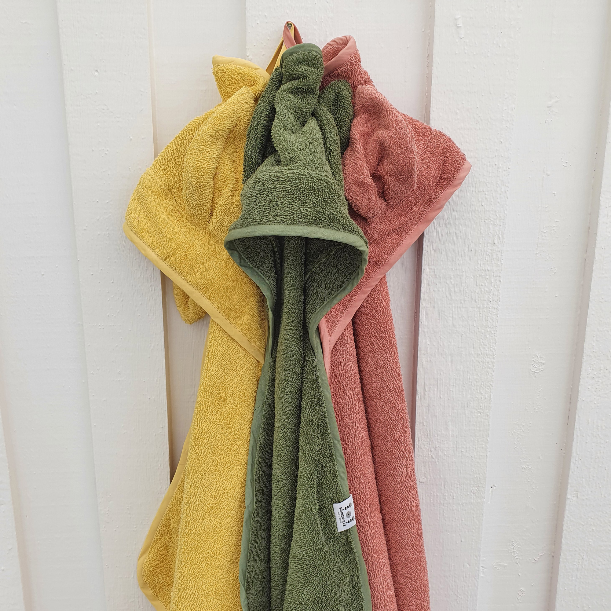 Organic hooded towel with rabbit ears Summerville organic