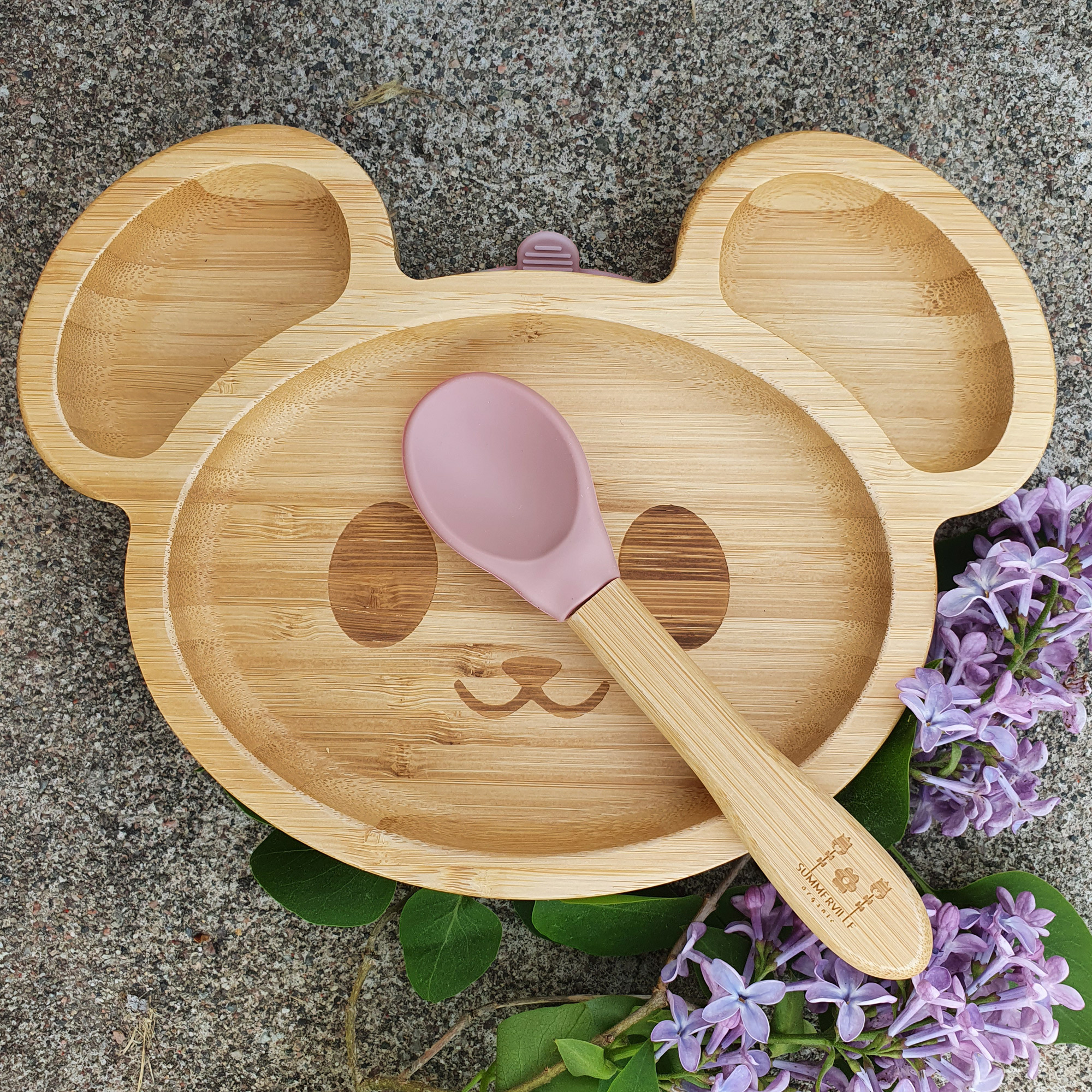 Bamboo plates kids discount