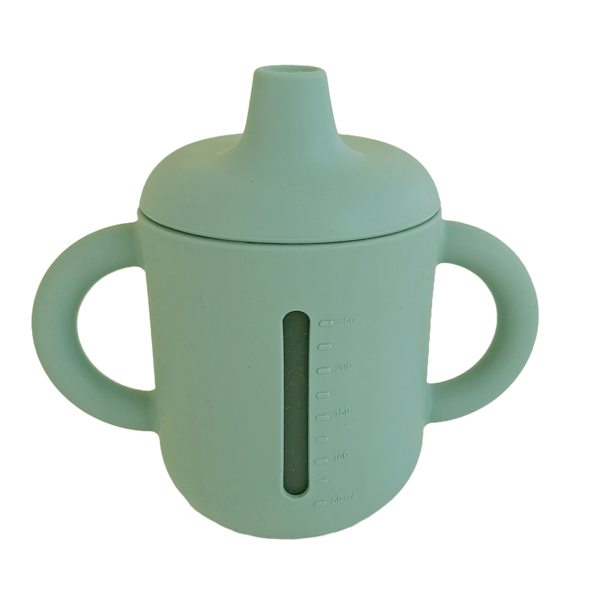 Sippy cup silicone cameo green Summerville organic