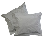 Pillow case 2 pcs baby grey classic GOTS