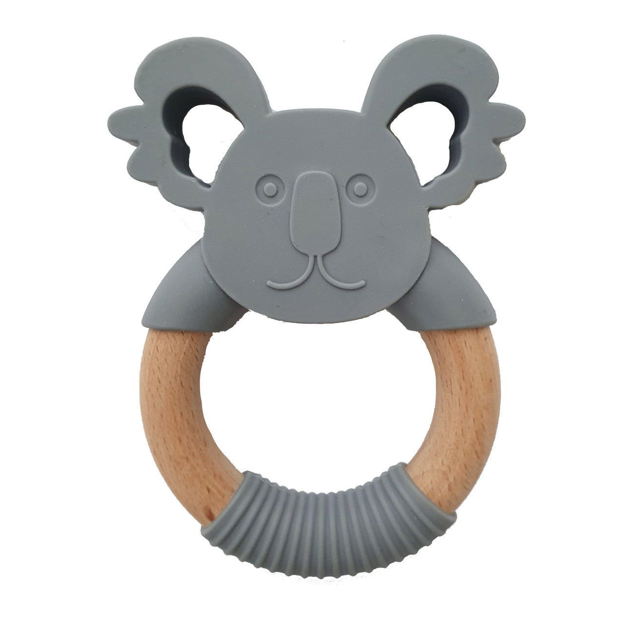 Teether koala dark grey