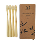 Kids toothbrush natural 4-pack