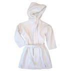 Bath robe white GOTS
