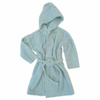 Bath robe ice blue GOTS