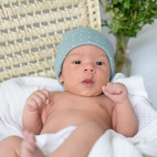 Hat sapphire dotty 3-6 m GOTS - outlet