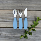 Kids cutlery stone blue