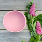 Bowl silicone dusty rose