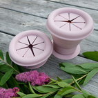 Snack pot silicone pale mauve