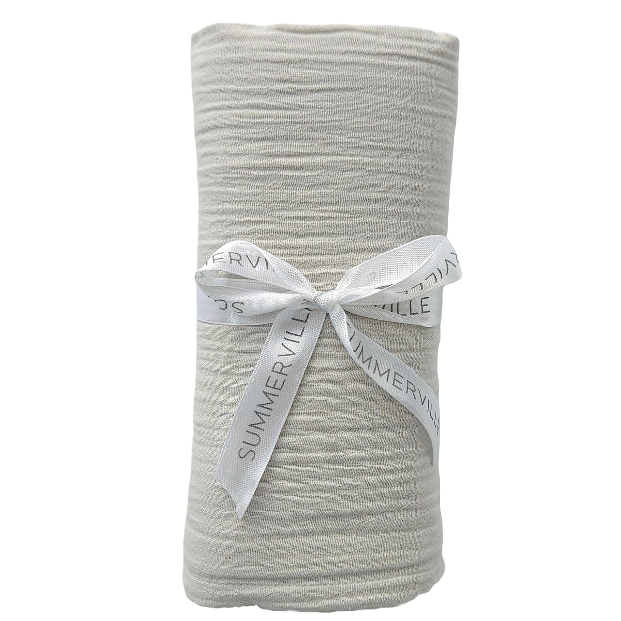 Krinklad filt silver grey GOTS