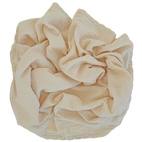 Crinkle blanket lace sandshell GOTS