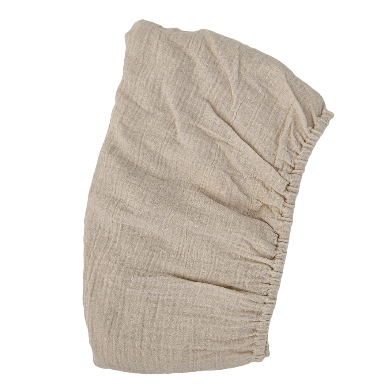 Fitted sheet large sandshell GOTS