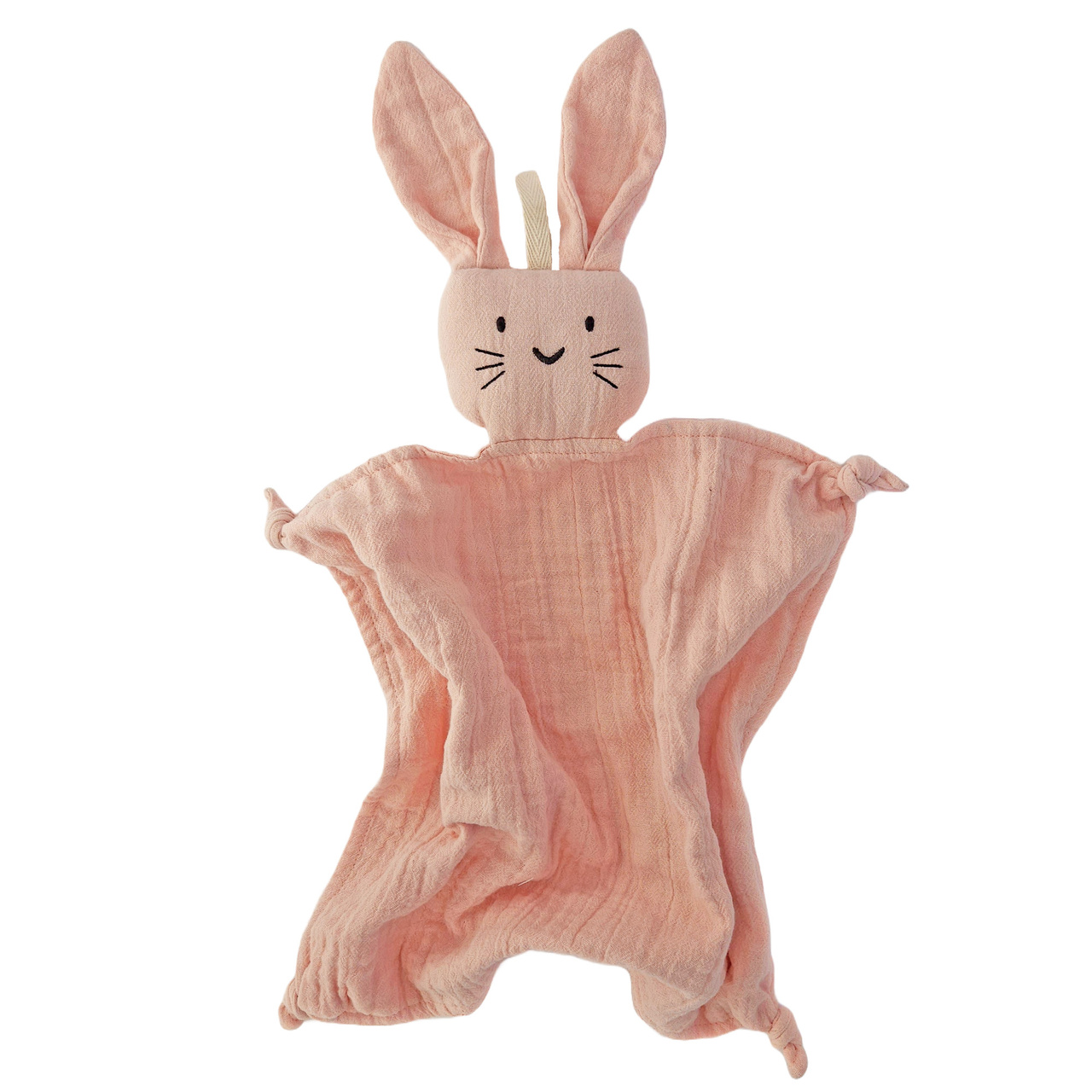 Cuddly rabbit peachy GOTS