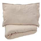 Bedding set large sandshell GOTS