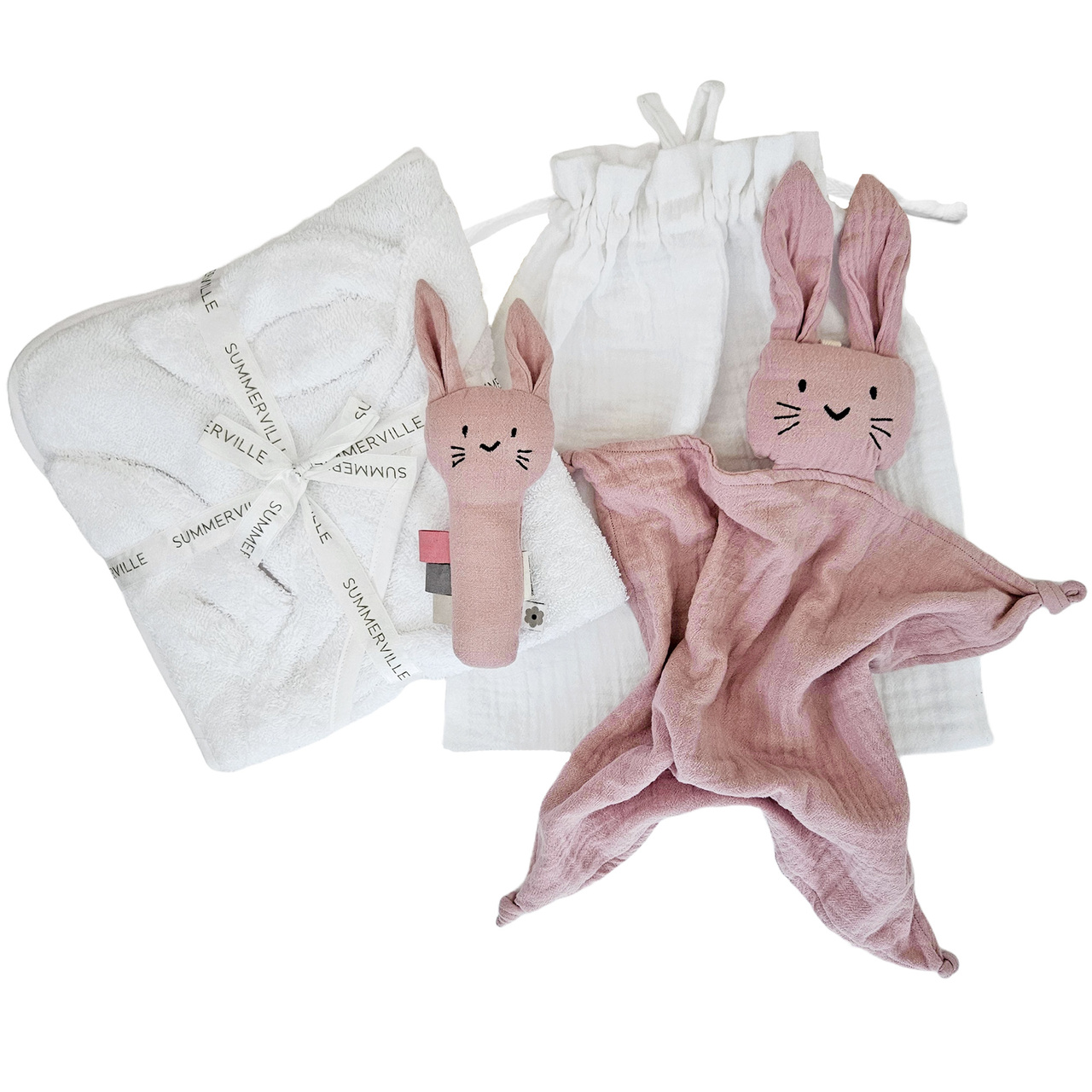 Presentset: Rabbit pale mauve