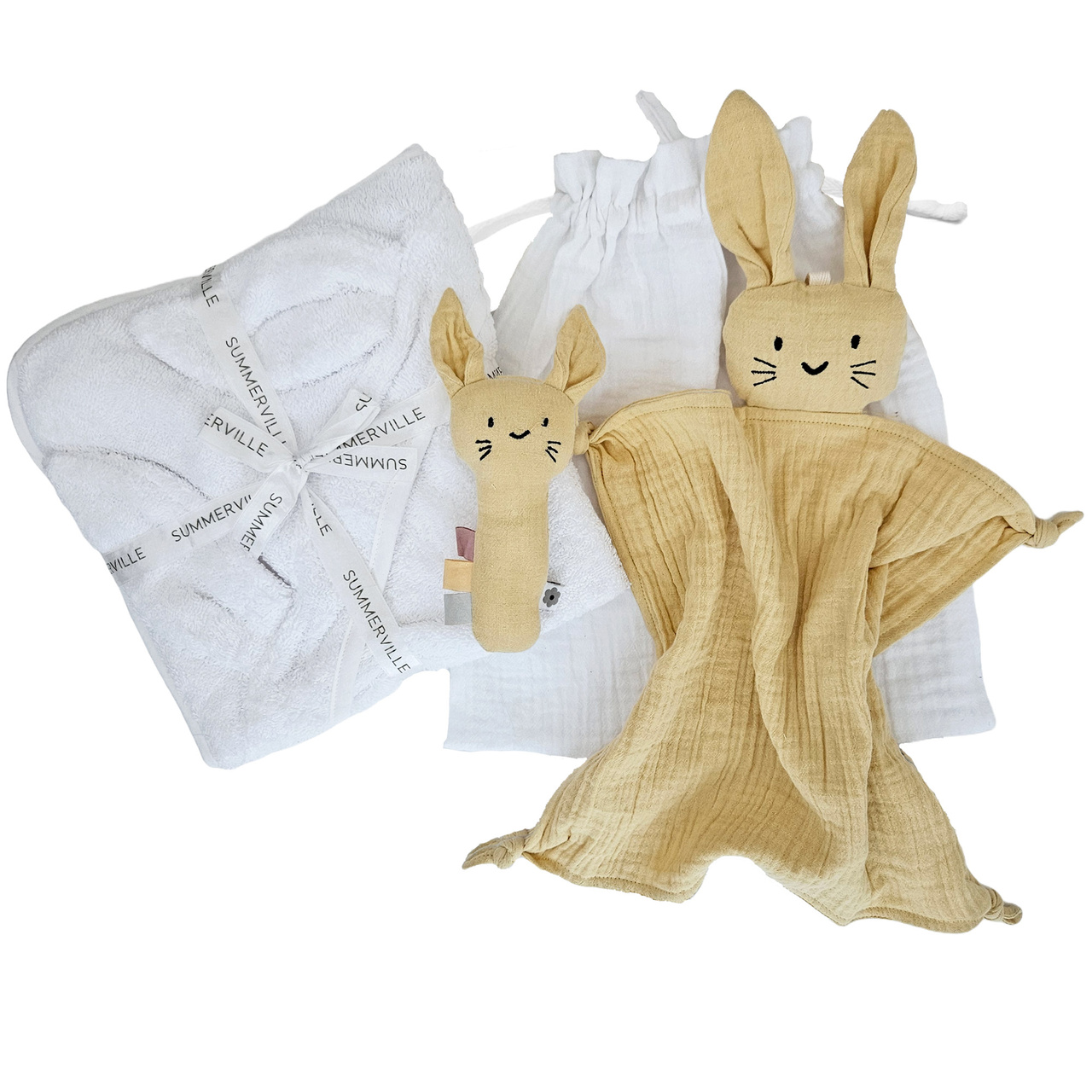 Presentset: Rabbit sun yellow