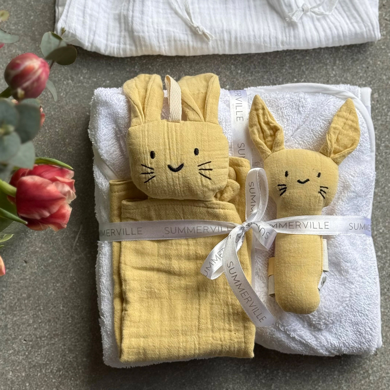 Gift set: Rabbit sun yellow