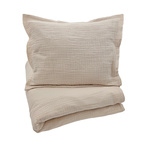 Bäddset muslin vagga sandshell GOTS