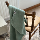 Badcape rabbit cameo green GOTS