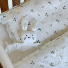 Bäddset muslin spjälsäng sprout GOTS