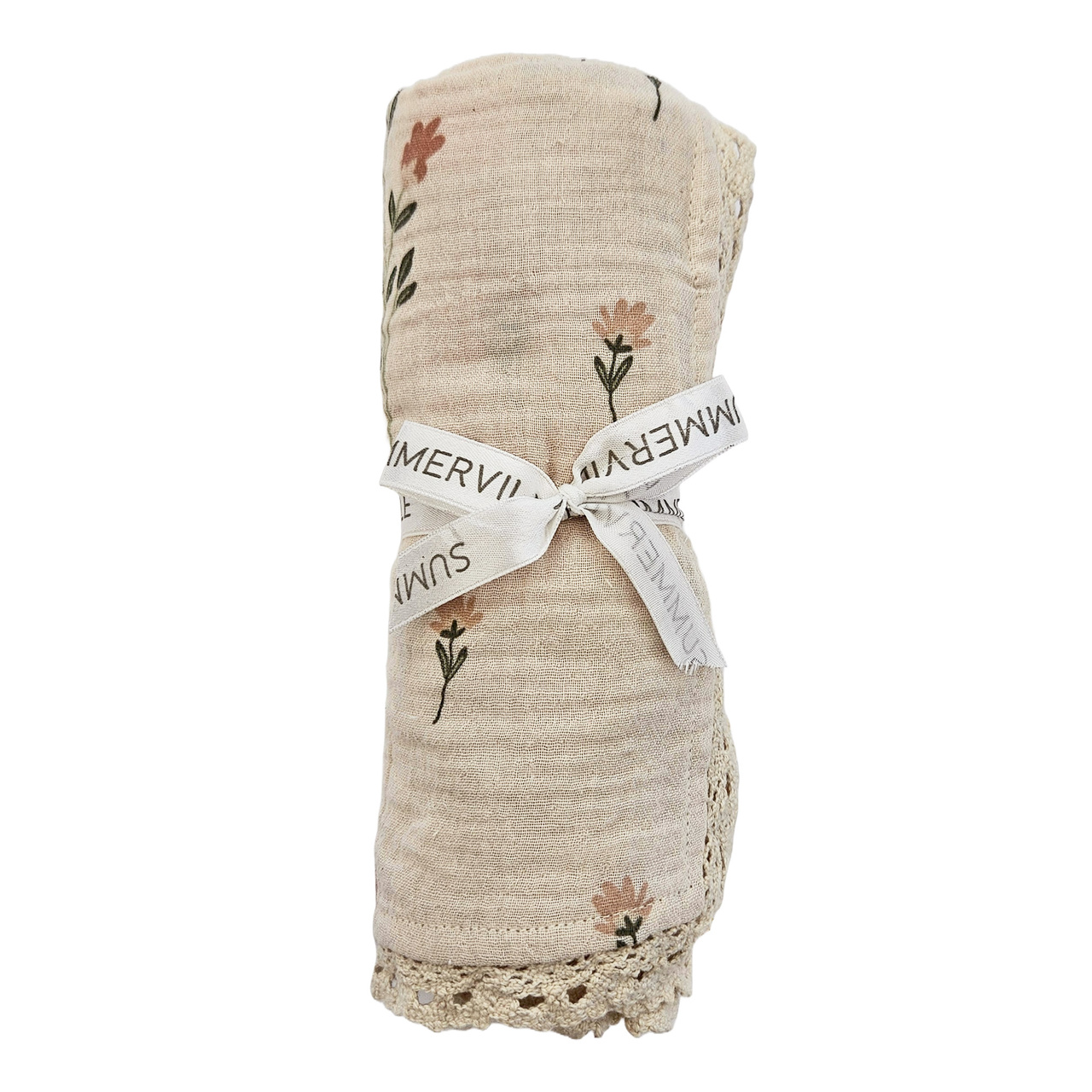 Crinkle blanket lace nostalgia GOTS