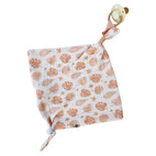 Snuttefilt 2-pack tropical peachy GOTS