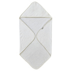 Badcape krinklad vit GOTS