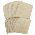 Washcloth 5 pcs sandshell GOTS