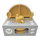 Matset silikon 5 delar ockra