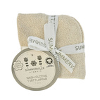 Washcloth 5 pcs sandshell GOTS