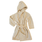 Bath robe sandshell 110/116 GOTS