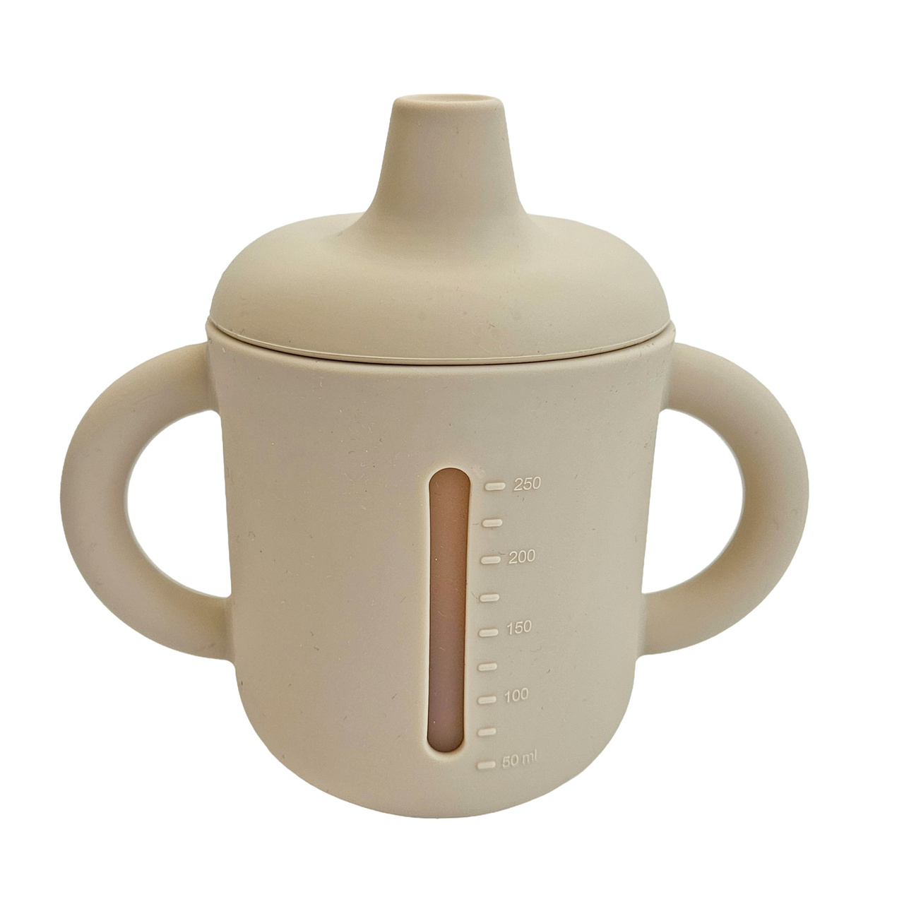 Sippy cup silicone 250 ml sandshell