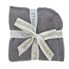 Washcloths 5 pcs grey GOTS