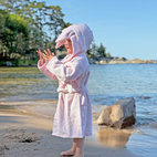 Badrock rabbit rosa 74/80 GOTS