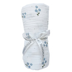 Crinkle blanket bluebell GOTS