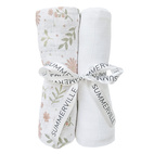 Muslin 2-pack blossom GOTS
