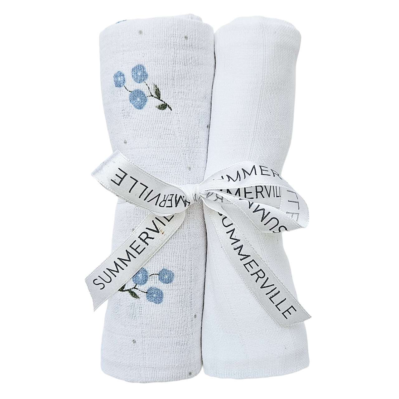 Muslin 2-pack bluebell GOTS