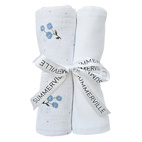 Muslin 2-pack bluebell GOTS