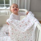 Krinklad filt lace blossom GOTS