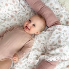 Krinklad filt lace blossom GOTS