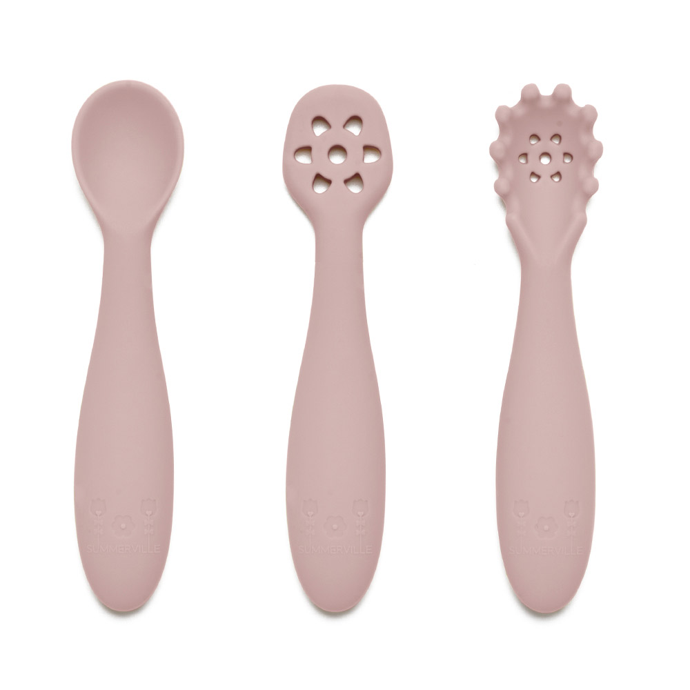 Nybörjarskedar silikon pale mauve