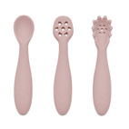 Nybörjarskedar silikon pale mauve