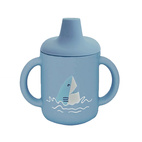 Sippy cup silicone stone blue ocean