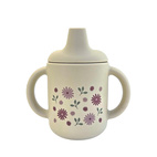 Sippy cup silicone sandshell flowers