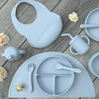 Haklapp silikon cloud blue