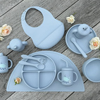 Mugg med sugrör silikon cloud blue ocean